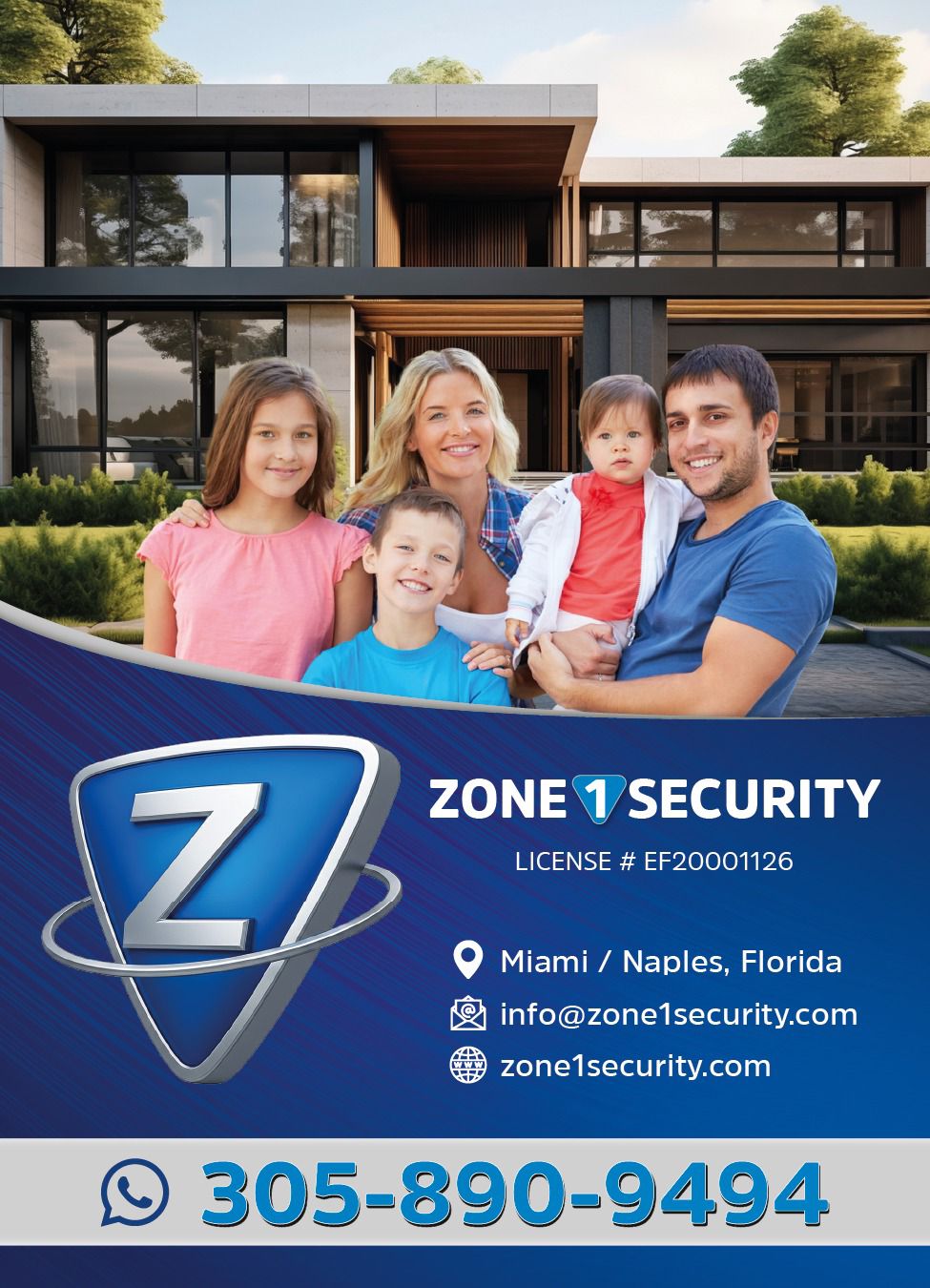 Zone 1 Security flyer